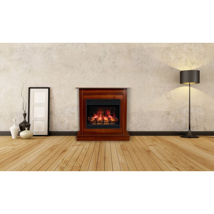Aflamo kominek elektryczny portalowy Vigo orzech LED 60 2D Classic, LED 60 3D Narożny
