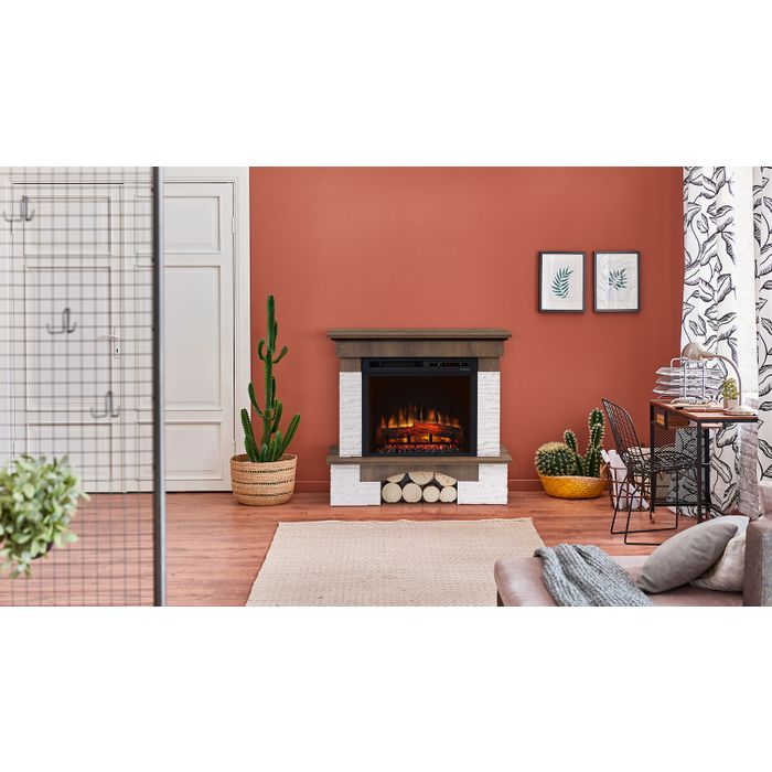 Dimplex kominek elektryczny Porto orzech