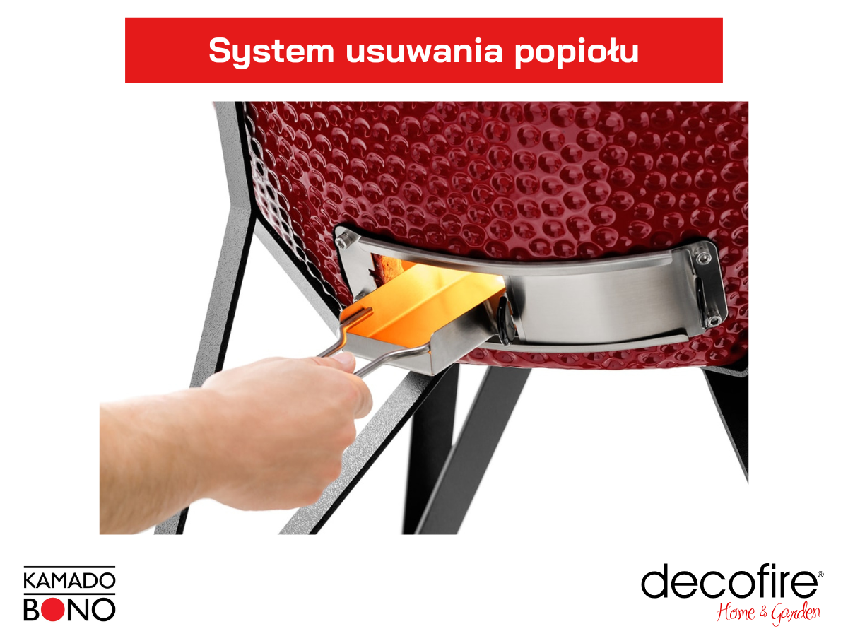 Zaawansowany regulator temperatury i system zbierania popiołu