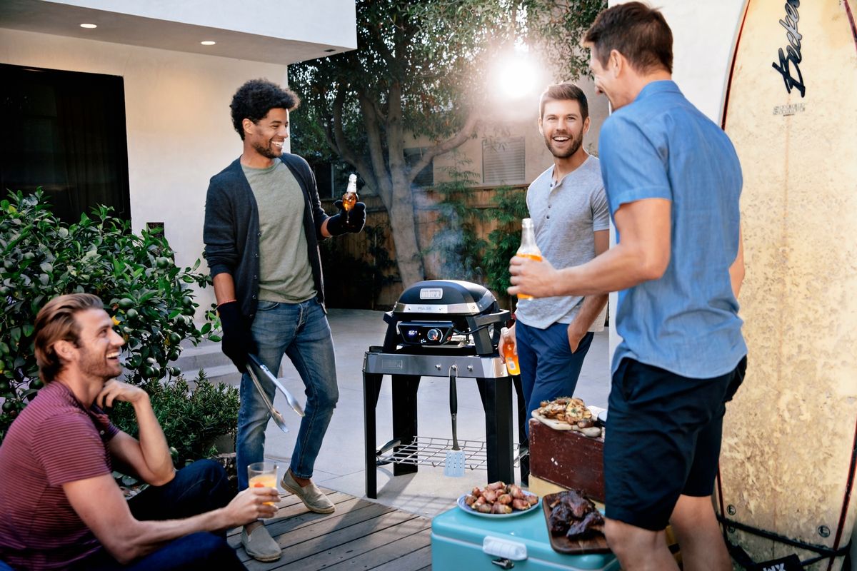 Grill na balkonie