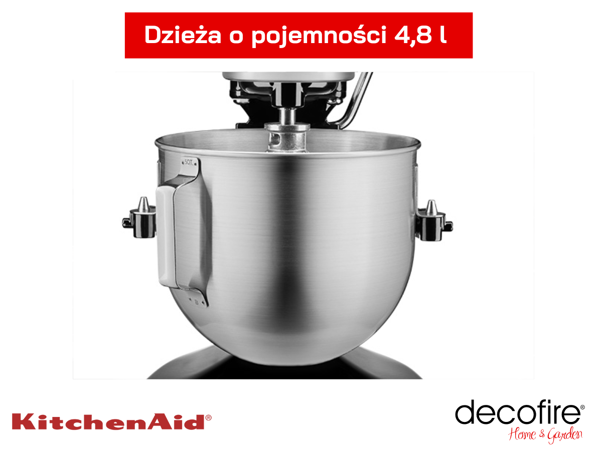 Dzieża o pojemności w mikserze Heavy Duty 5 Onyx Black