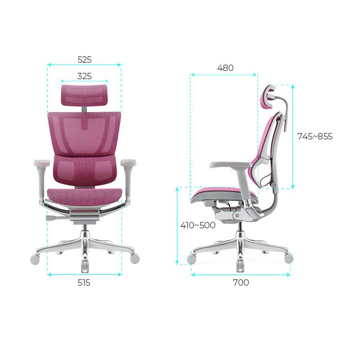 Grospol Fotel biurowy Ioo 2 GS Pink