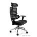 UNIQUE Fotel biurowy ERGOTECH chrome frame czarny (CM-B137A)