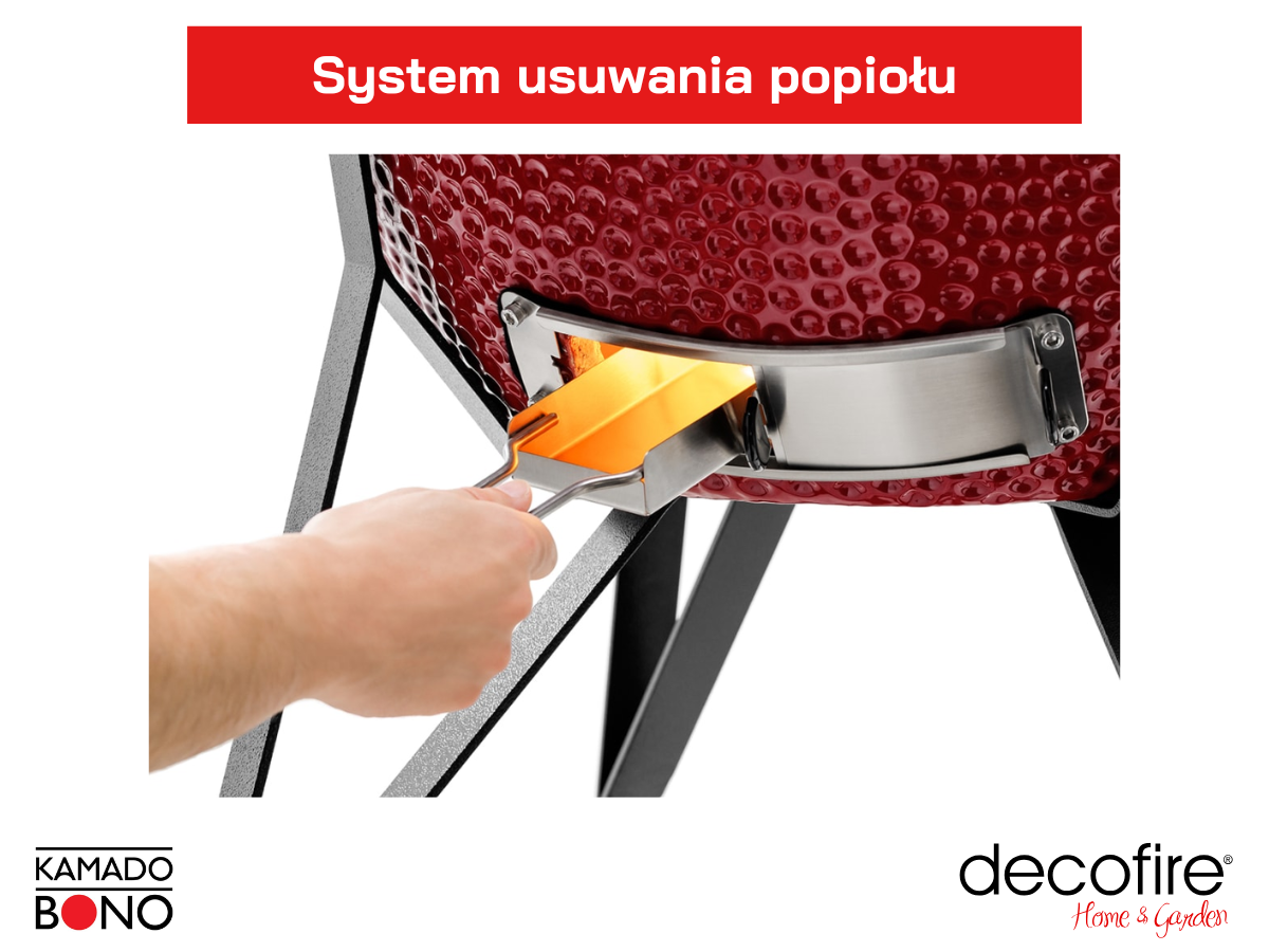 Zaawansowany regulator temperatury i system zbierania popiołu