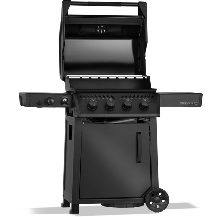 Grill gazowy Napoleon Phantom Freestyle PRO 425 z palnikiem bocznym na podczerwień widok z lewej strony