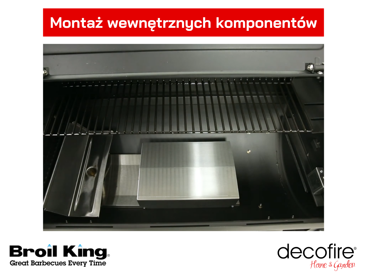 Montaż wewnętrznych komponentów