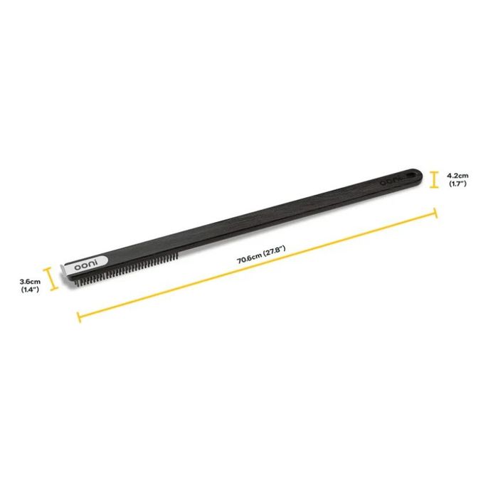 Długa szczotka do czyszczenia pieca do pizzy Ooni Oven Brush Long (UU-P3AE00)