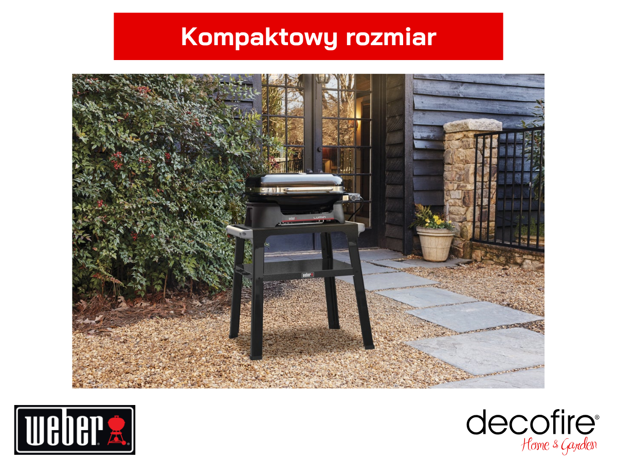 Grill elektryczny Weber Lumin w kompaktowym rozmiarze