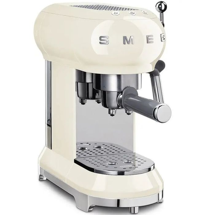 Ekspres kolbowy 50's style Kremowy Smeg (ECF01CREU)