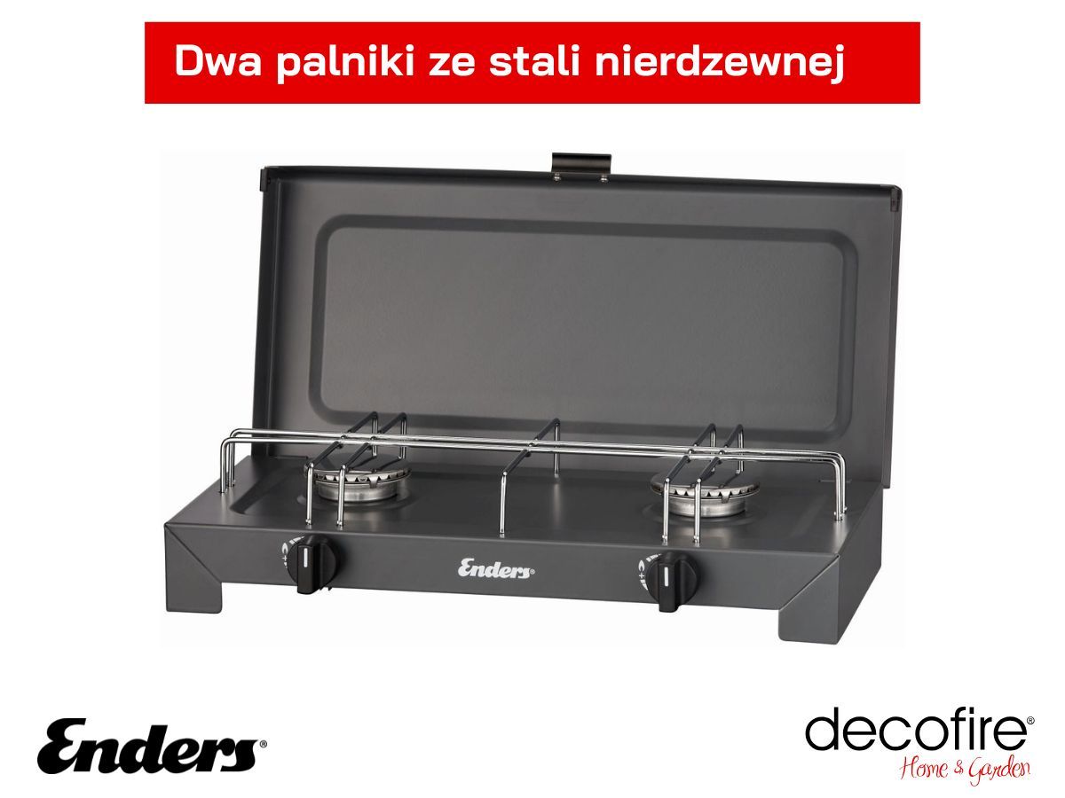 Dwa palniki gazowe o mocy 4,6 kW
