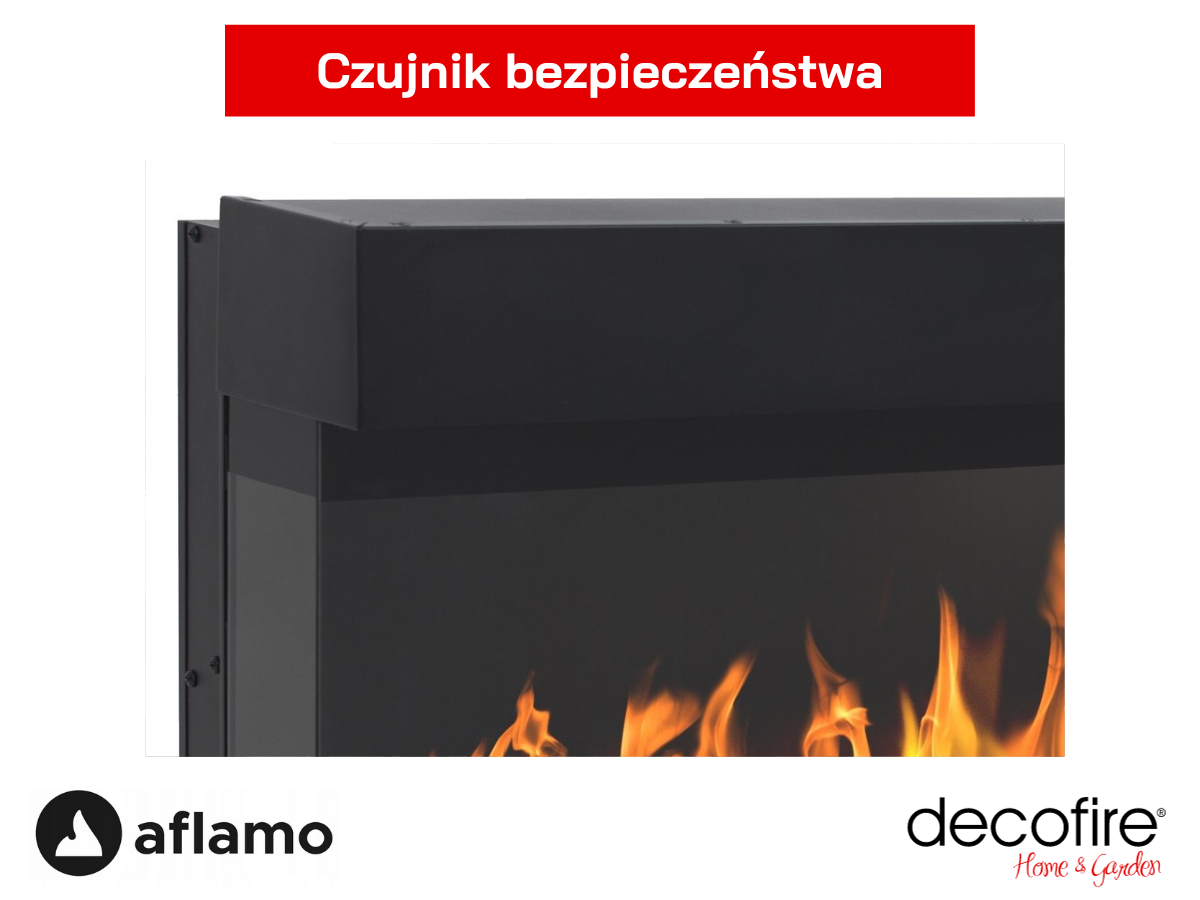 Kominek elektryczny Aflamo Imperial z czujnikiem bezpieczeństwa