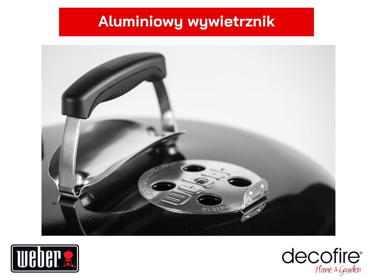 Grill węglowy Weber Original Kettle E-5710 - aluminiowy wywietrznik