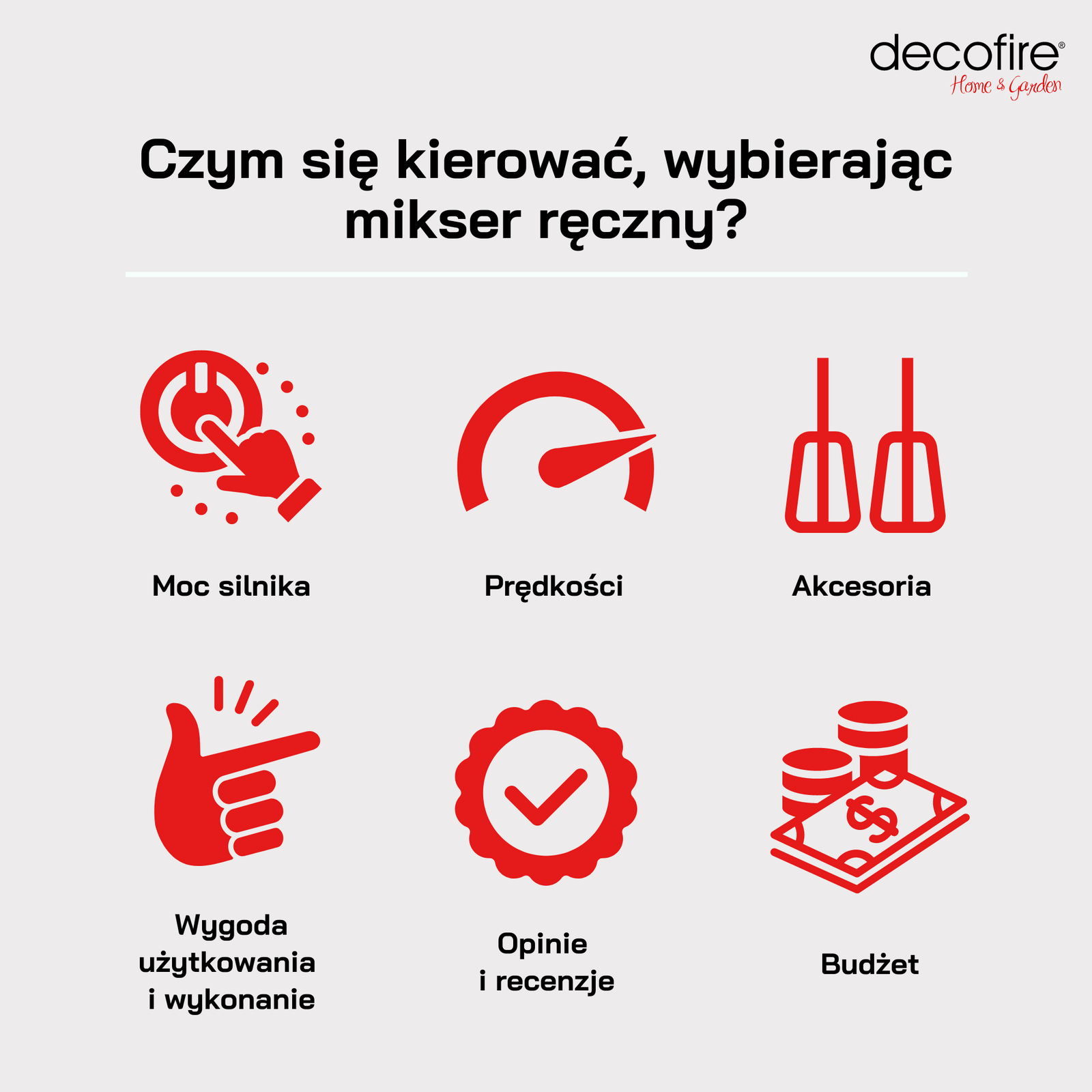 Czym się kierować, wybierając mikser ręczny?