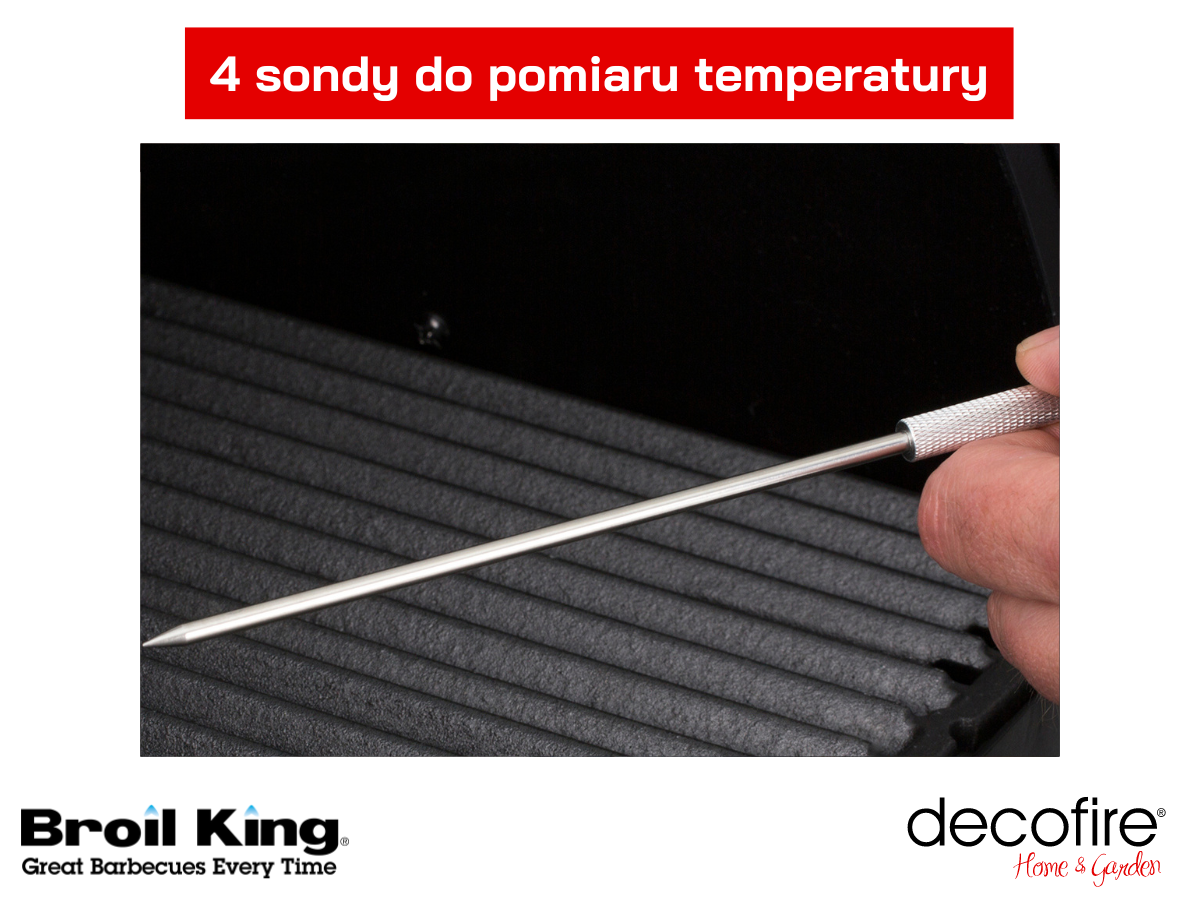 4 sondy do pomiaru temperatury Broil King Imperial QS