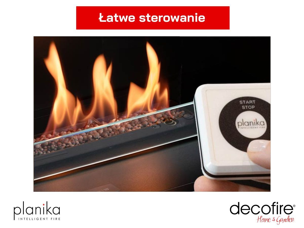Wkład automatyczny Senso Burner Planika – łatwe sterowanie