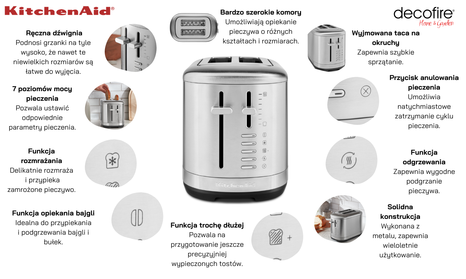 Toster Stainless Steel KitchenAid (5KMT2109ESX)