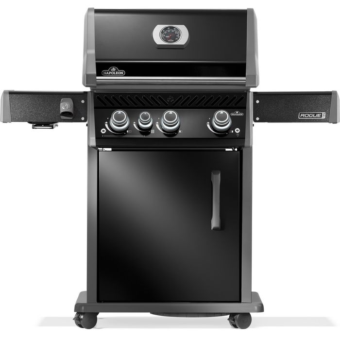 Grill gazowy Napoleon Rogue PRO 425 SIB z palnikiem bocznym na podczerwień czarny (RP425SIBPK-2-PL) ⭐ PROMOCJA! AKCESORIA W SUPER CENIE