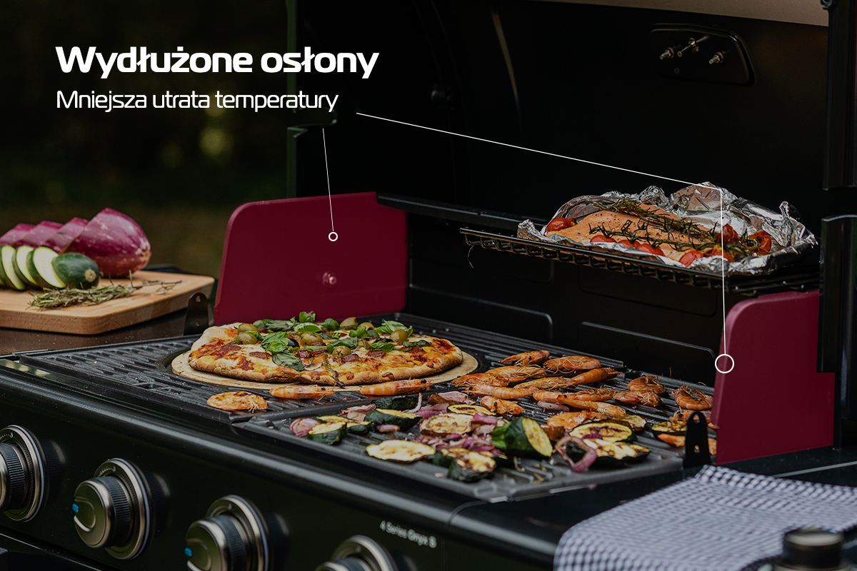 Grill gazowy Campingaz Series ruszt i ulepszone osłony