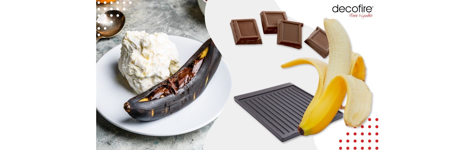 Banany na grillu – pyszny deser z czekoladą! 