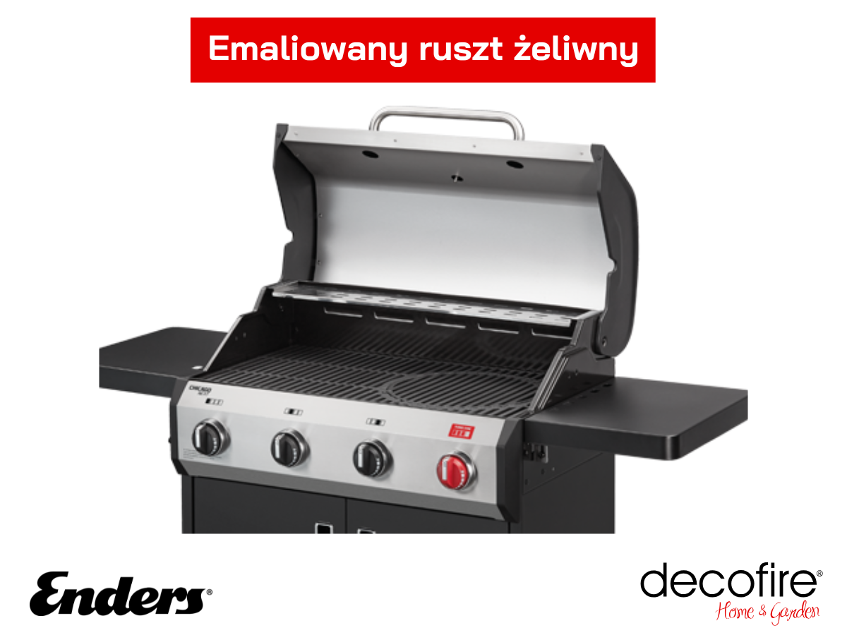 Emaliowany ruszt żeliwny
