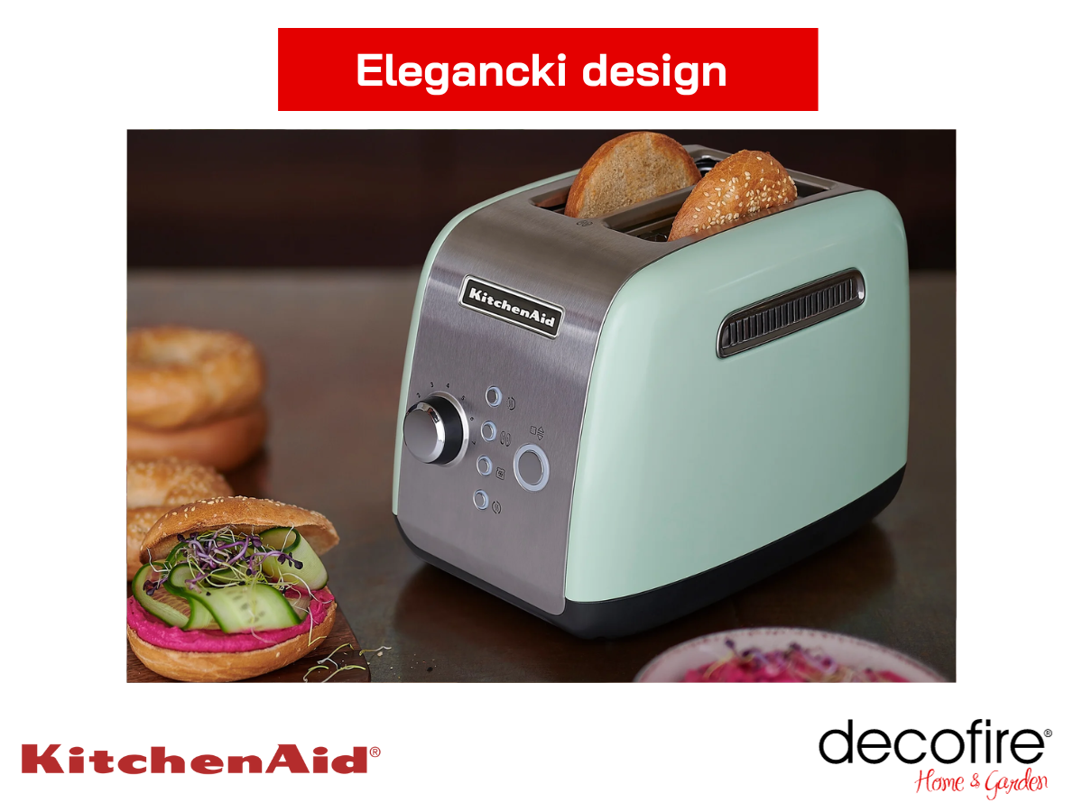 Elegancki Design tostera 2 Pistachio KitchenAid