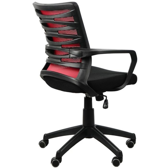 Fotel biurowy Sit Plus Flexy czarny/czerwony