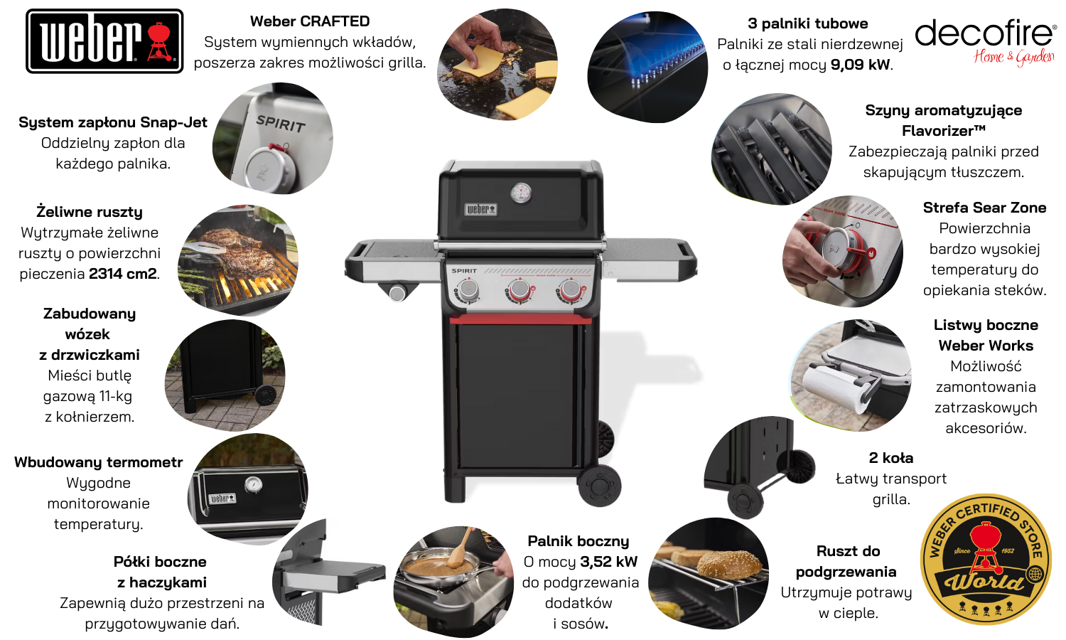Grill gazowy Weber Spirit E-335