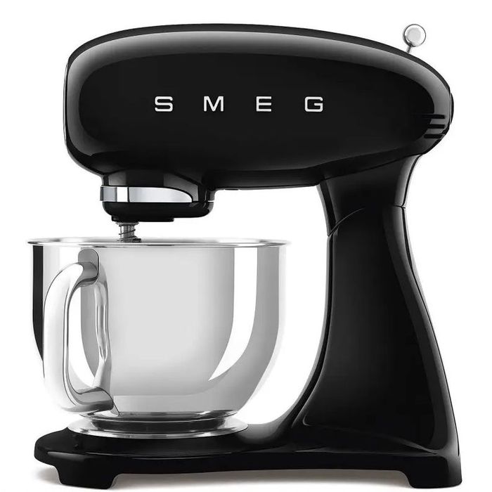 OUTLET - Mikser planetarny 50's style Czarny 4,8L Smeg (SMF03BLEU)