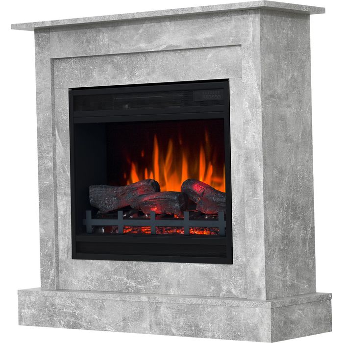 Aflamo kominek elektryczny portalowy Vigo beton LED 60 2D Classic, LED 60 3D