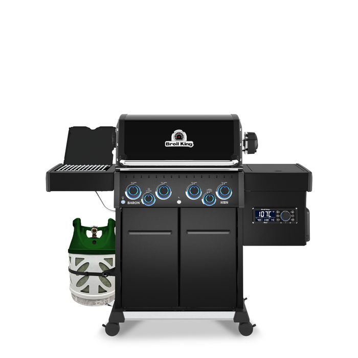 Grill hybrydowy (gaz + pellet) Baron 490 IRP Shadow Broil King