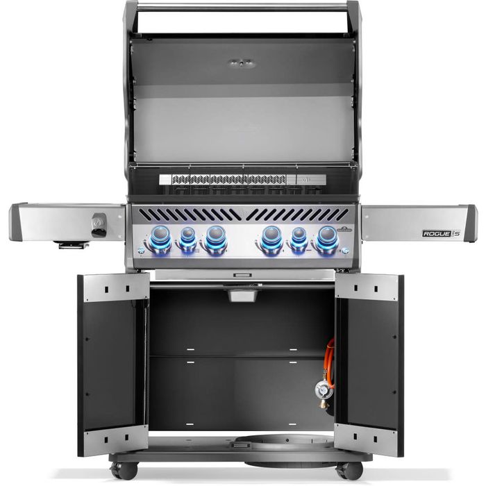 Grill gazowy Napoleon Rogue PRO-S 525 RSIB z palnikami bocznymi i tylnymi na podczerwień czarny (RPS525RSIBPK-2-PL)