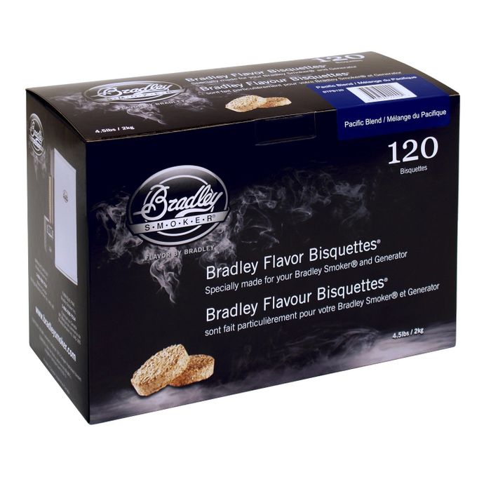 Bradley Bisquettes - Pacific Blend - opakowanie 120 sztuk