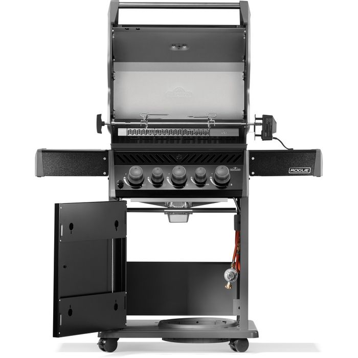 Grill gazowy Napoleon Rogue 425 RB  z zakresowym palnikiem bocznym czarny (RB425RSBPK-2-PL-R)