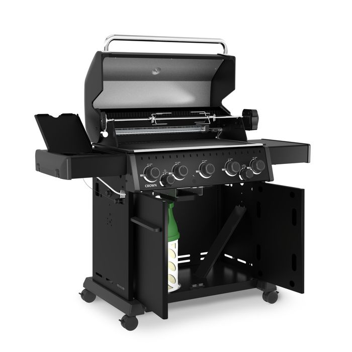 Grill gazowy Crown 590 Shadow Broil King z szafką na akcesoria i miejscem na butlę gazową