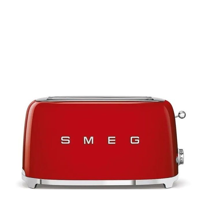 Toster na 4 kromki Smeg Czerwony (TSF02RDEU)