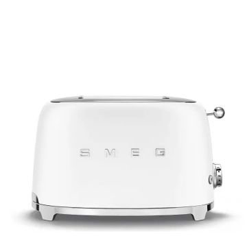 OUTLET - Toster na 2 kromki Smeg Biały mat (TSF01WHMEU)