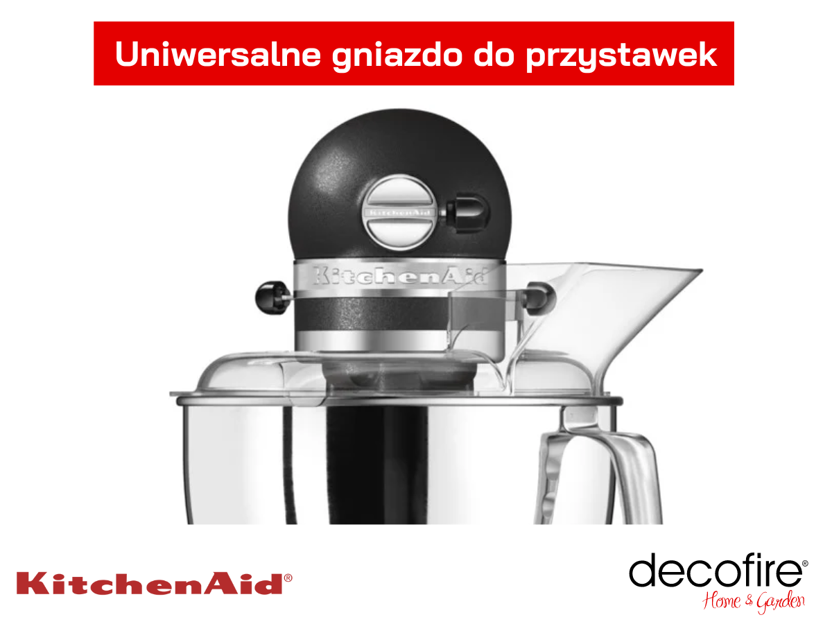 Uniwersalne gniazdo do przystawek w mikserze Artisan 5 Cast Iron Black KitchenAid