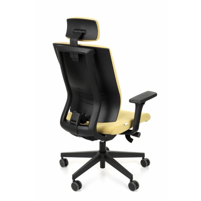 Grospol Fotel biurowy MaxPro BT HD black tkanina Magic Velvet - 10 kolorów