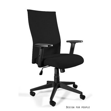 UNIQUE Fotel biurowy BLACK ON BLACK PLUS (W-93A-P-LF) tkanina LF – 6 kolorów 