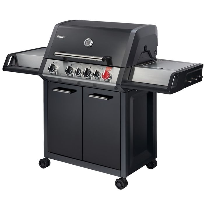 Grill gazowy Enders Monroe Black PRO 4 IK Turbo z palnikiem rożna infrared (837033)