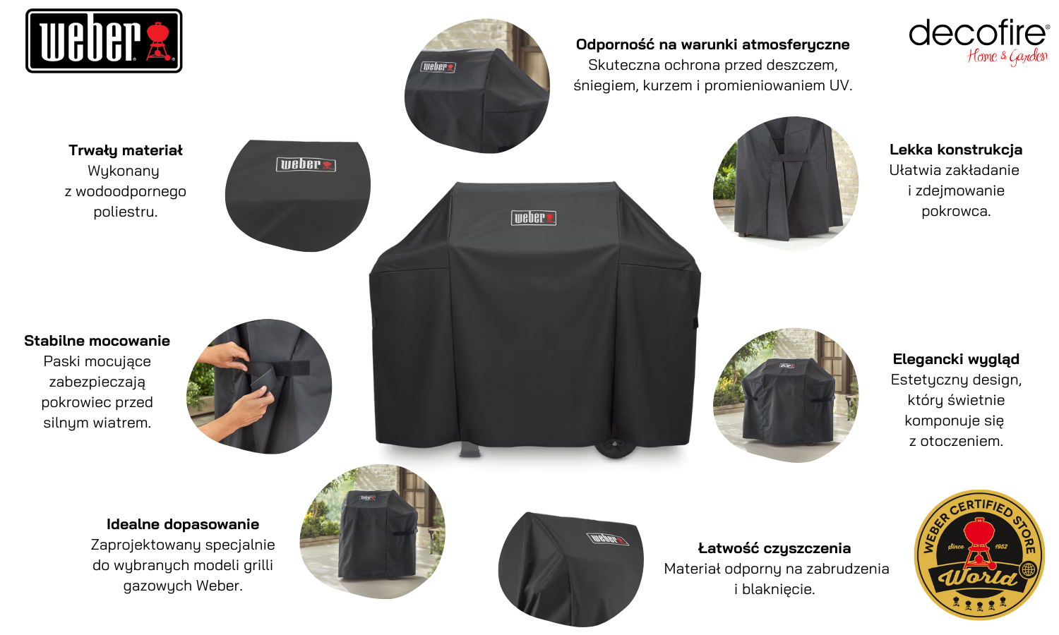 Pokrowiec na grille Weber Premium seria Spirit 200, 300 / Spirit II 300
