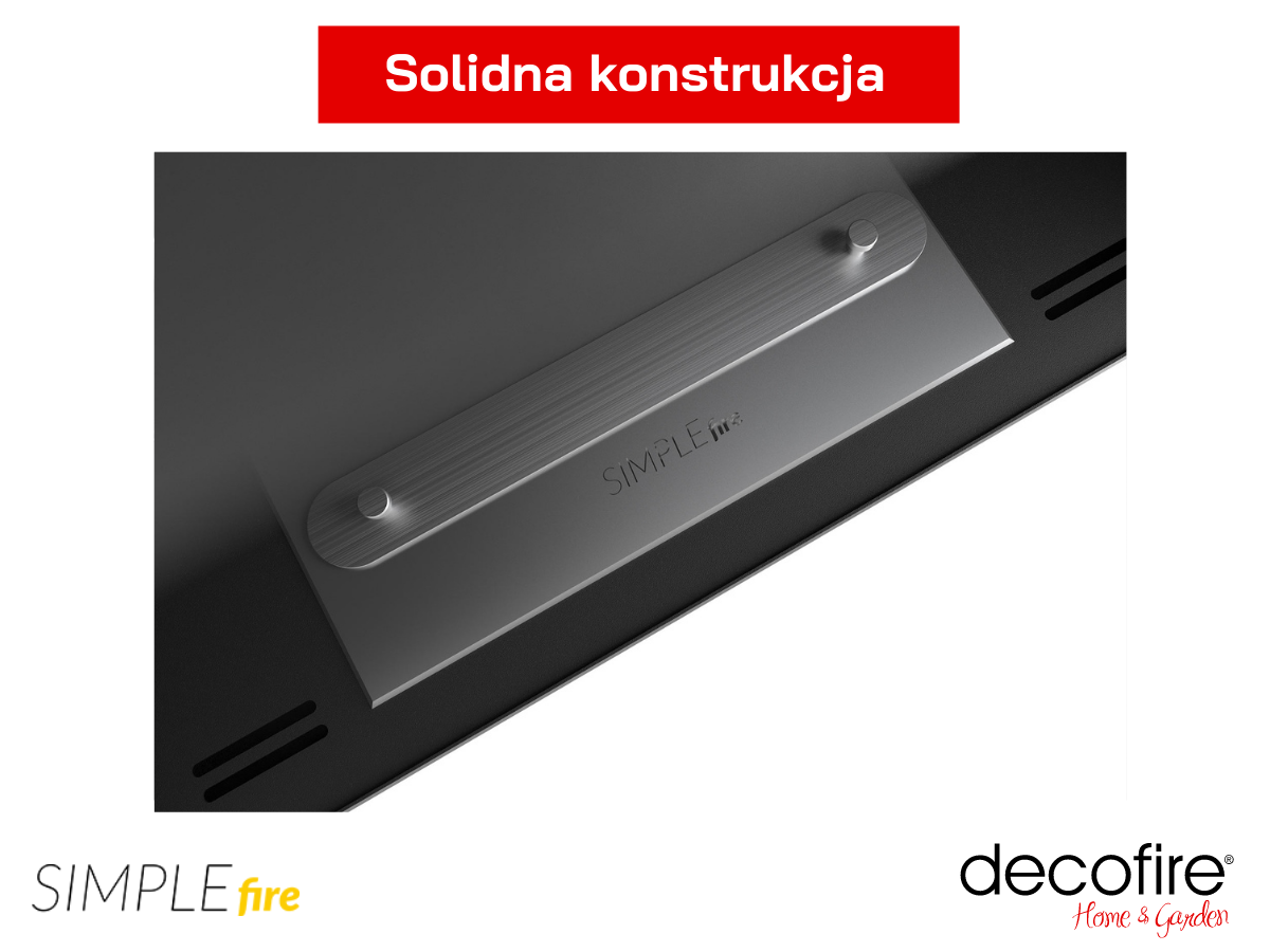 Solidna konstrukcja biokominka wiszącego Simple Fire FRAME 600