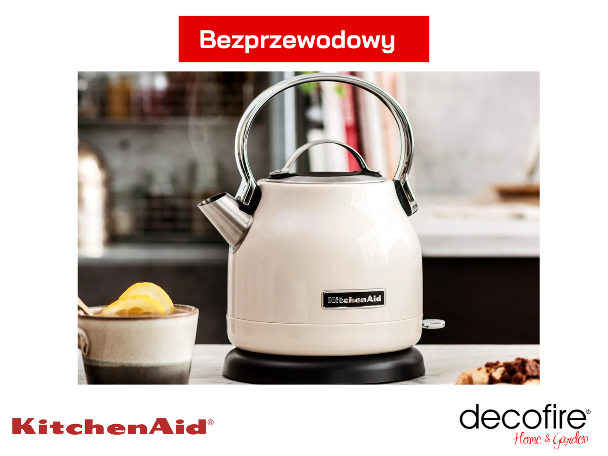 Bezprzewodowy czajnik Stella Almond Cream KitchenAid