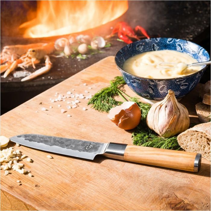Nóż Forged Olive Santoku knife 14 cm