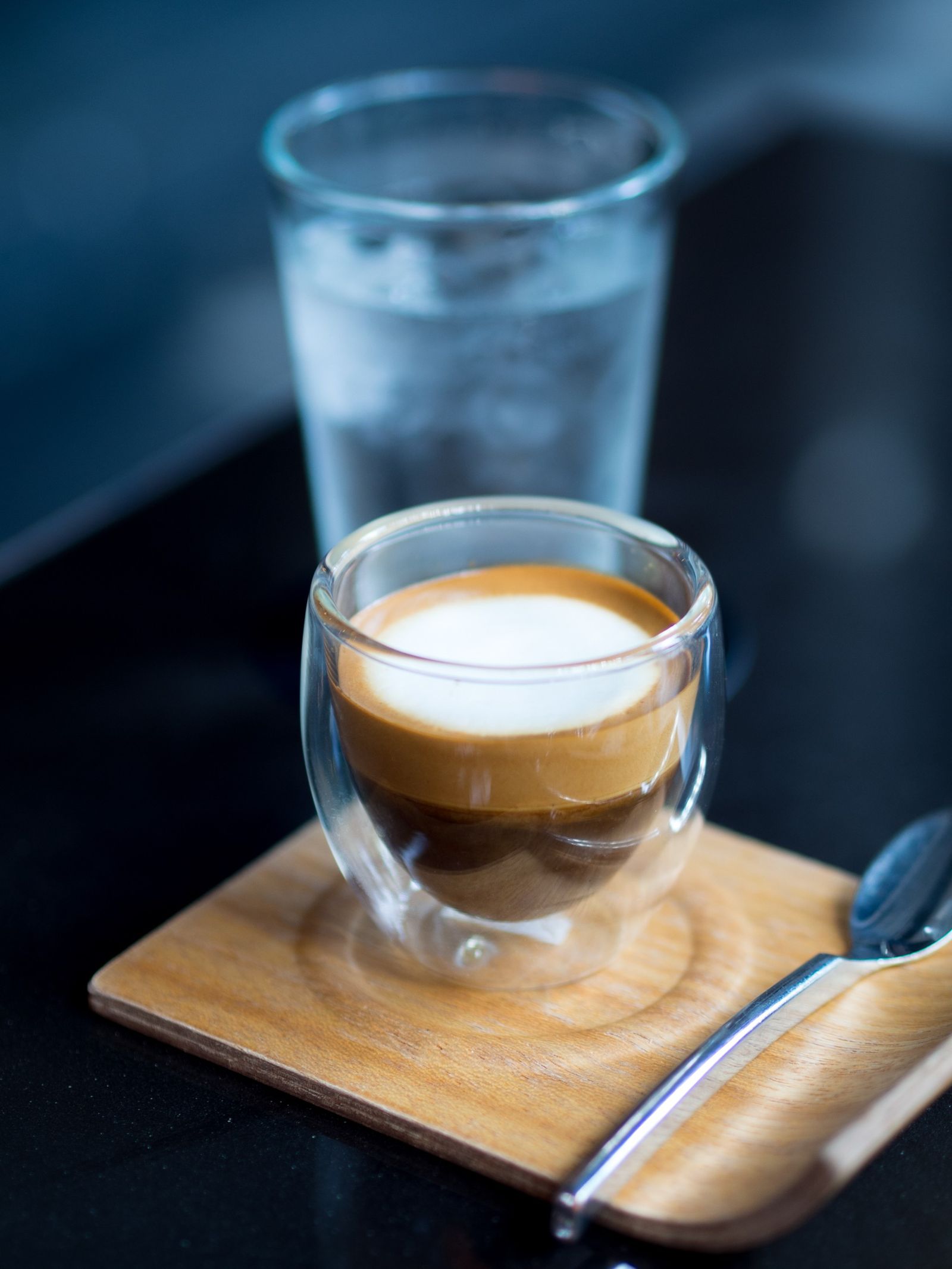 Espresso Macchiato przygotowanie