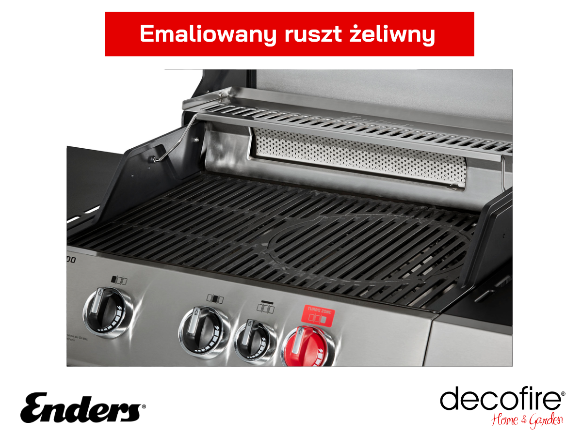Grill gazowy Enders COLORADO 3 I TURBO z rusztem żeliwnym