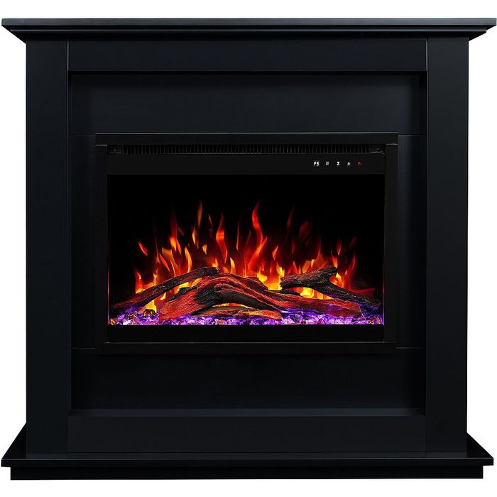 Aflamo kominek elektryczny Sund Black