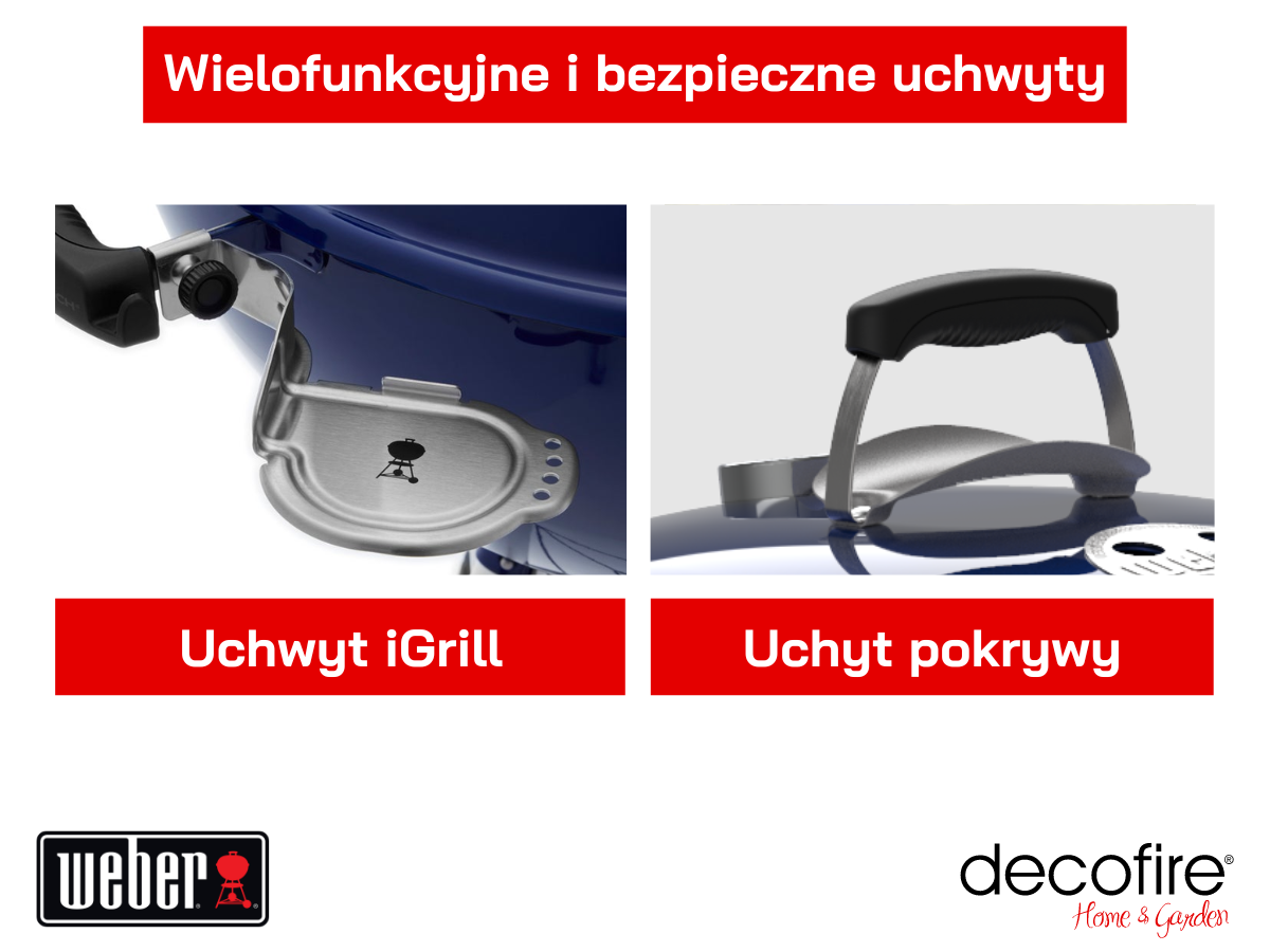 Wielofunkcyjne i bezpieczne uchwyty.