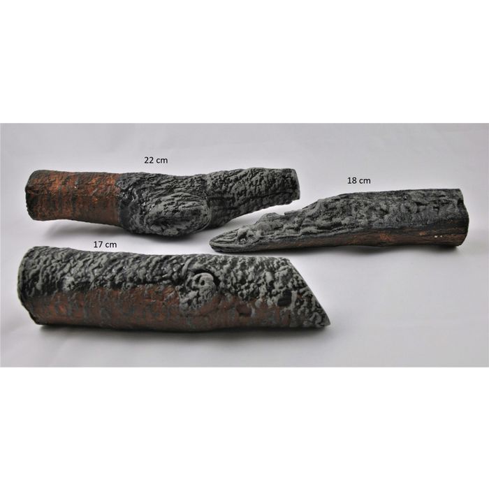 Polana ceramiczne brązowe opalane set 2 Akowood AKO 112  (ID-112)