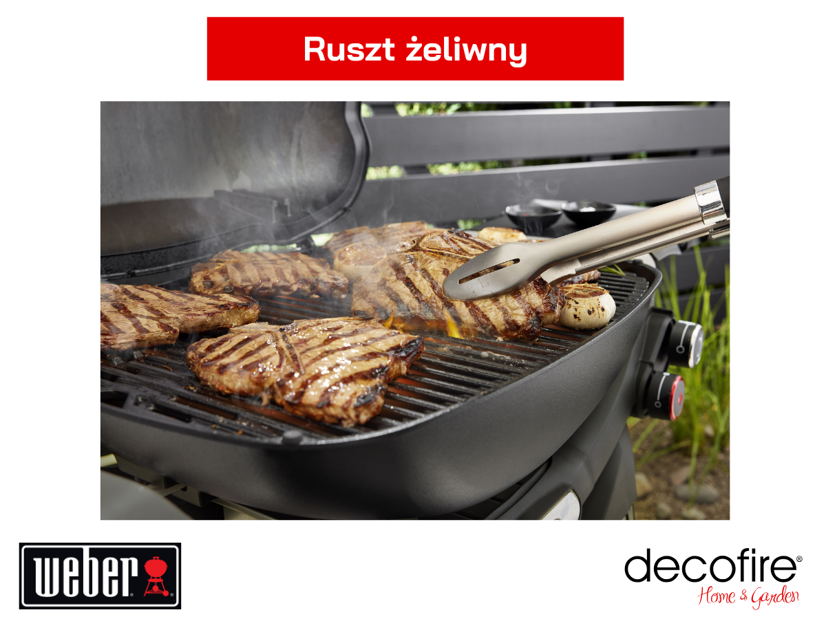 Ruszt żeliwny pokryty emalią porcelanową